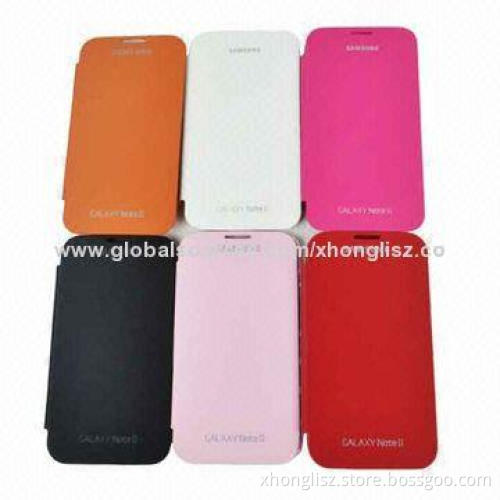 PC Cover with Leather Case for Samsung Galaxy Note II